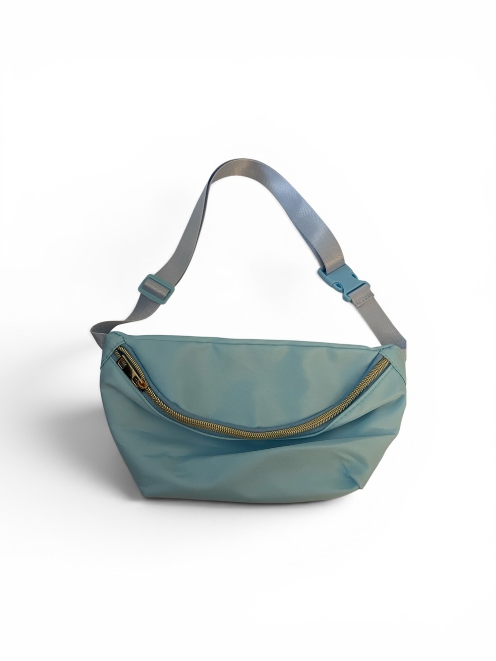 Light Blue Crossbody Belt Bag - Women's Shoulder Pouch